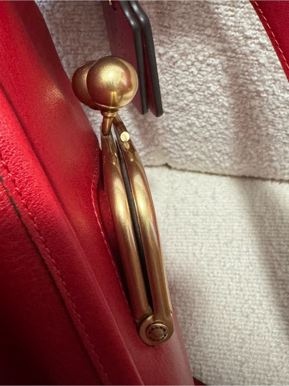 COACH Haversack Scarlet USED - Picture 11 of 11